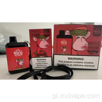 Oryginalny Bang 8000 Puffs jednorazowe Vape Hurtowe